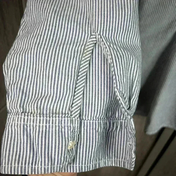 CP Shades Top Small Tunic Popover Striped Long Sleeves Sz S - Picture 9 of 11